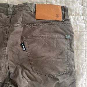 Jetty Mens size 32 flannel lines pants